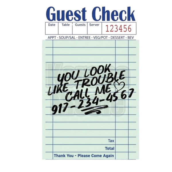 Guest Check Call Me Clip Art for Fashion, Invitations, or Decor PNG Format Instant Digital Download Perfect for DIY Projects