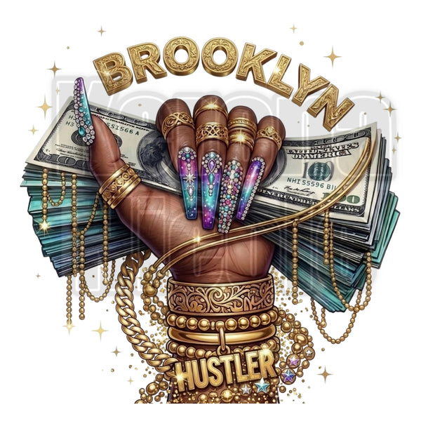 Brooklyn Hustler Clip Art for Fashion, Invitations, or Decor PNG Format Instant Digital Download Perfect for DIY Projects