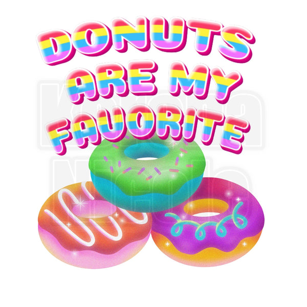 DONUTS Are My Favorite Clip Art for Fashion, Invitations, or Decor PNG Format Instant Digital Download Perfect for DIY Projects