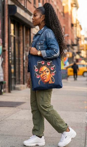 WTF Mood Humor Funny Reusable Market Tote Bag