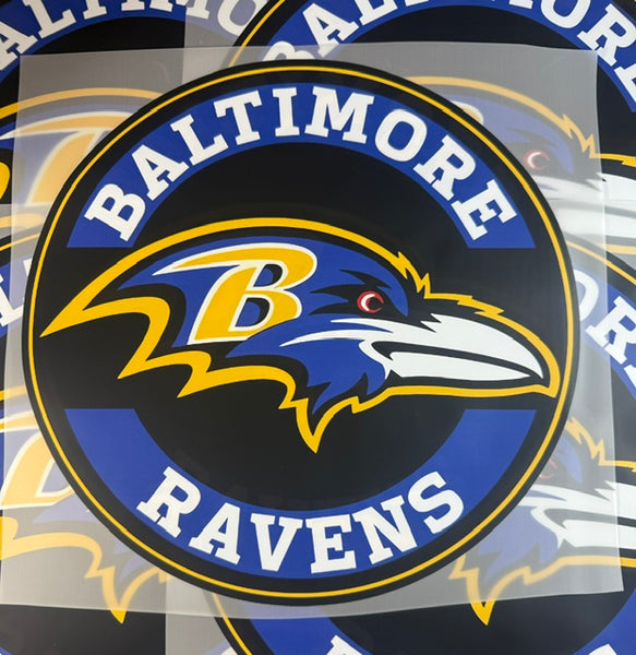 Ready To Press DTF Transfer -  Ravens Football (1 Piece)