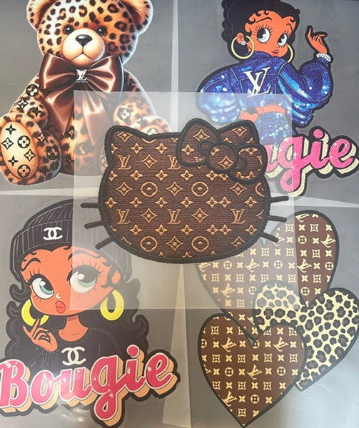 DTF Transfer Bundle – Assorted Ready Press Designs (5 Pack) Brown HK & Them