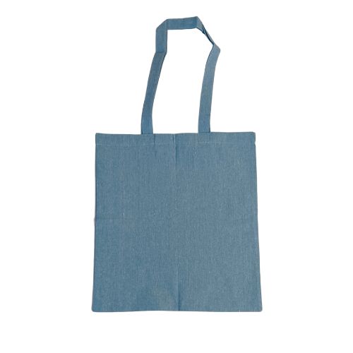 With GOD All Things Are Possible Blue Reuseable Farmers Market Canvas Tote Handbag