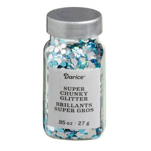 Darice™ PEACOCK MIX Chunky Hexagon Glitter