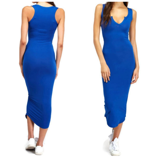 Capella Basic Bodycon Sleeveless Racerback Dress