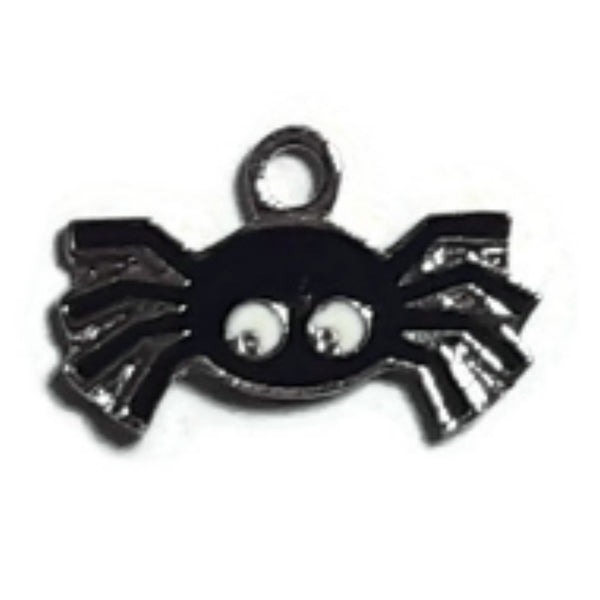 Halloween Black Spider Charms