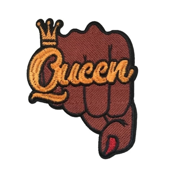 Melanin QUEEN DAP Iron-On Patch