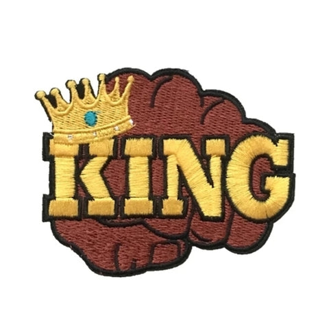 Melanin KING DAP Iron-On Patch