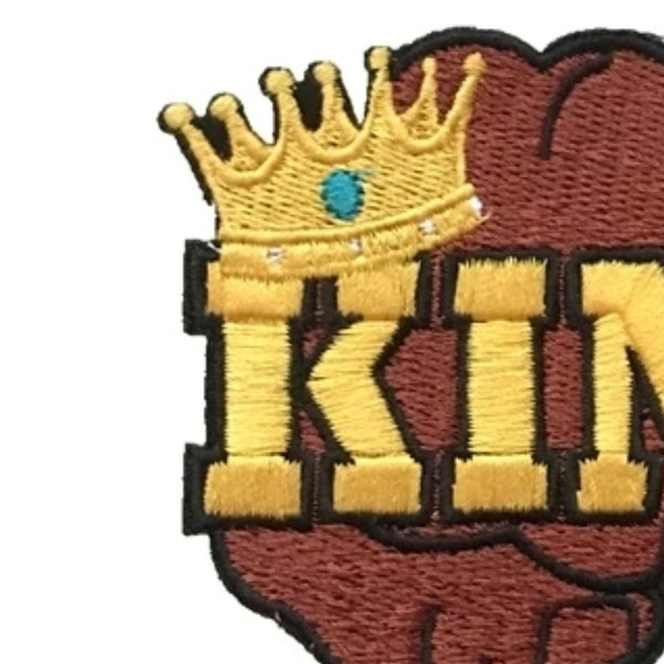 Melanin KING DAP Iron-On Patch