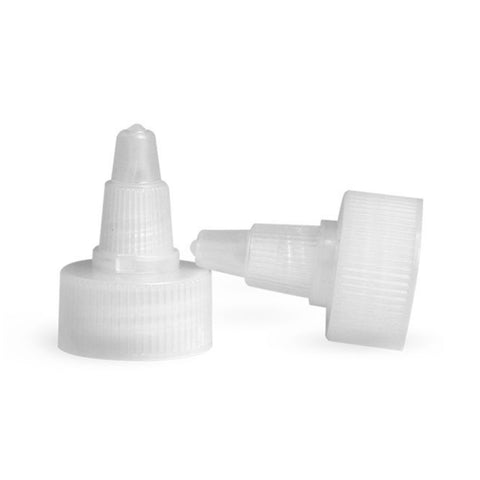 Natural Twist Top Dispensing Caps - Bottle Cap Size: 20-410 - Set of 25