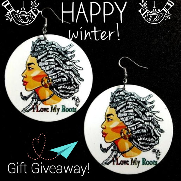 Holiday 2019 Giveaway - I LOVE MY ROOTS EARRINGS