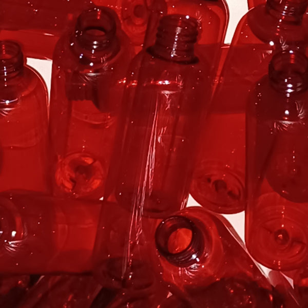 4oz Red Cosmo PET Plastic Bottles