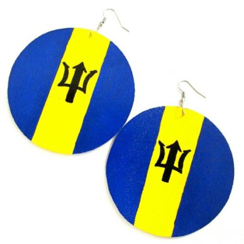 BARBADOS Handmade Multi Statement Dangle Wood Earrings