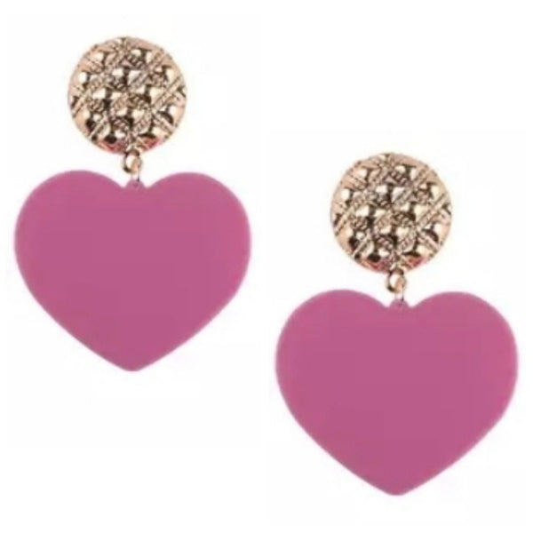 Spotted Love Gold Tone Stud Dangle Fashion Jewelry Earrings