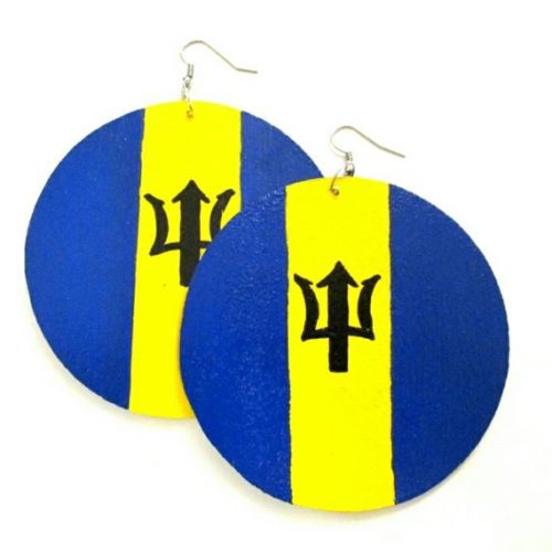 BARBADOS Handmade Multi Statement Dangle Wood Earrings