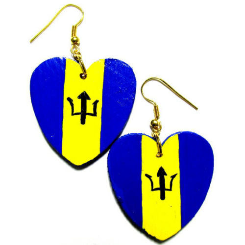 BARBADOS LOVE Multi-Color Fashion Jewelry Dangle Handmade Earrings