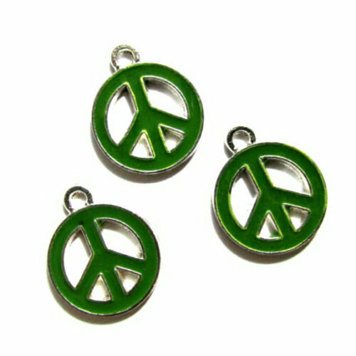 PEACE Symbol Assorted Lot Charms - Set of 12