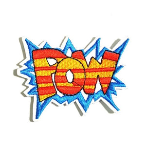 POW Blue Expression Iron-On Patches