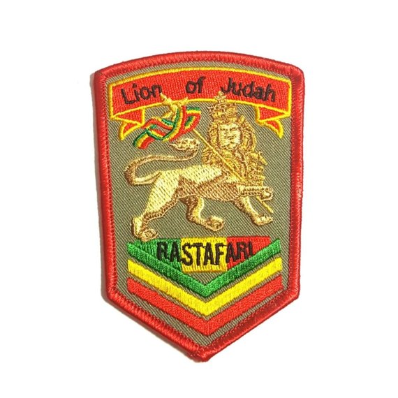 Lion Of Judan Rastafari Iron-On Patch