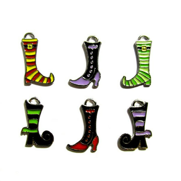 Halloween Witch Boots Bracelet Jewelry Charms