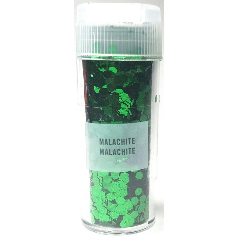 Martha Stewart Crafts™ MALACHITE Hexagon Shape Glitter