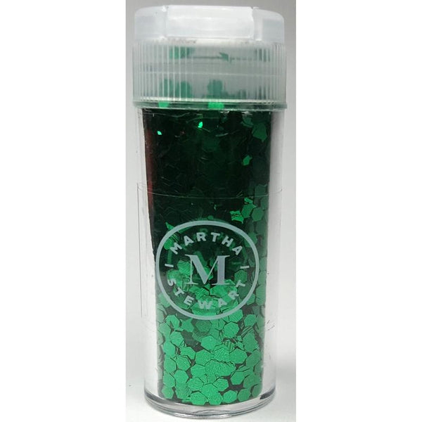 Martha Stewart Crafts™ EMERALD Hexagon Shape Glitter