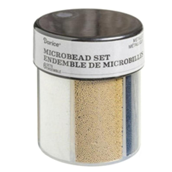 Darice™ Multicolor MICROBEAD Caddy Metallic Glitter