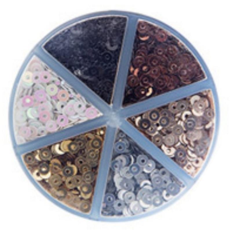 Darice™ SEQUIN Metallic Color Caddy Glitter