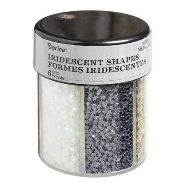 Darice™ HEARTS STARS Metallic Color Caddy Glitter