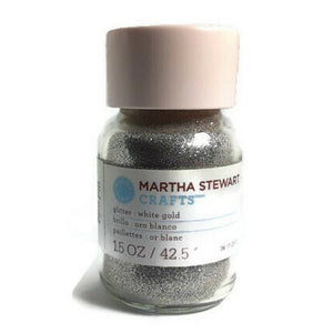 Martha Stewart Crafts™ WHITE GOLD Fine Glitter