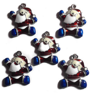 Christmas Joyful Santa Jewelry Bracelet Necklace Charms