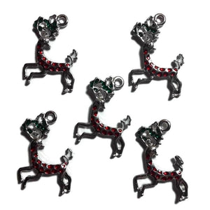 Reindeer Jewelry Bracelet Necklace Charms