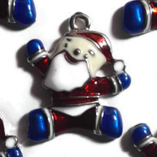 Christmas Joyful Santa Jewelry Bracelet Necklace Charms