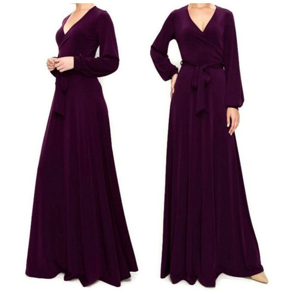 3 Dresses Bundle Deal ~ Classic Bell Long Sleeve Maxi Dress ~ Size: LARGE