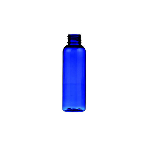 2oz Blue Cosmo PET Plastic Bottles - Set of 25