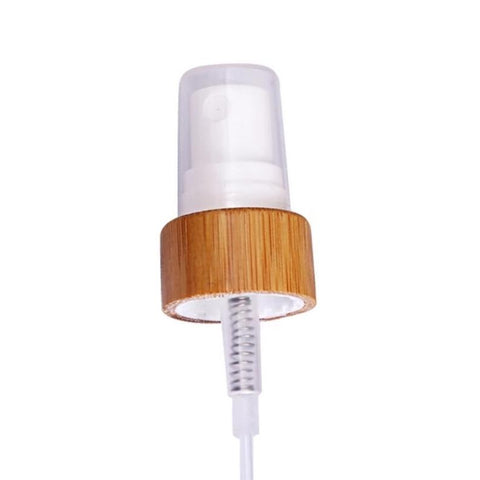 Light Brown Wood White Fine Mist Spray Caps - Bottle Cap Size: 20-410 ~ Set of 25