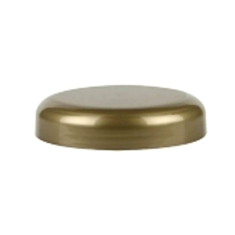 8oz Gold Dome Silver Lined Jar Caps - Cap Size: 70-400 - Set of 25