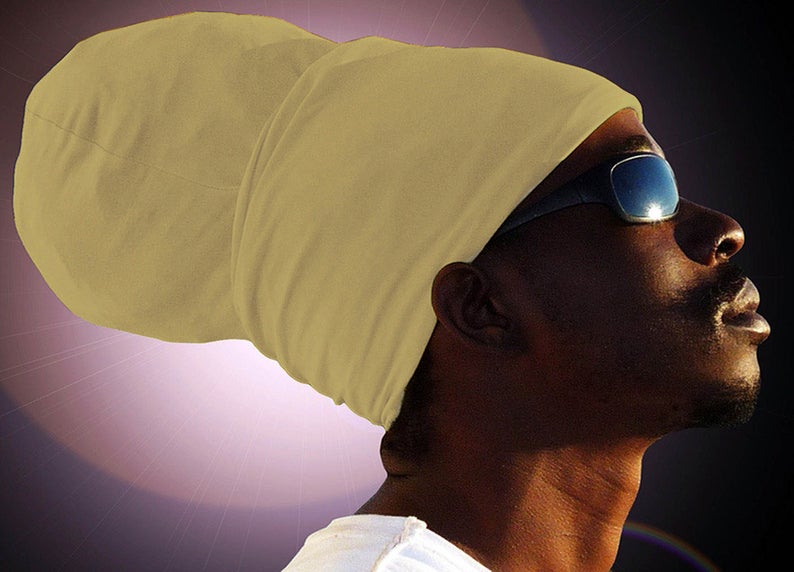 Unisex Khaki Rasta Headwrap Turban