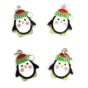 Christmas Penguin Charms