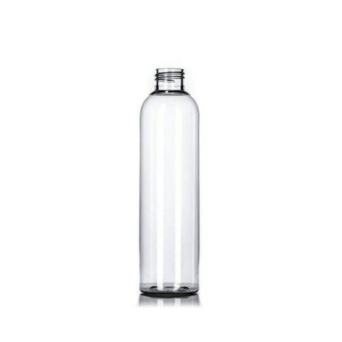 8oz Clear Cosmo PET Plastic Bottles - Set of 25