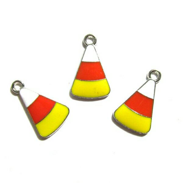 Candy Corn Halloween Charms