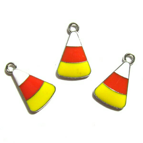 Candy Corn Halloween Charms