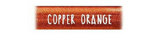 COPPER ORANGE Extra Fine Glitter