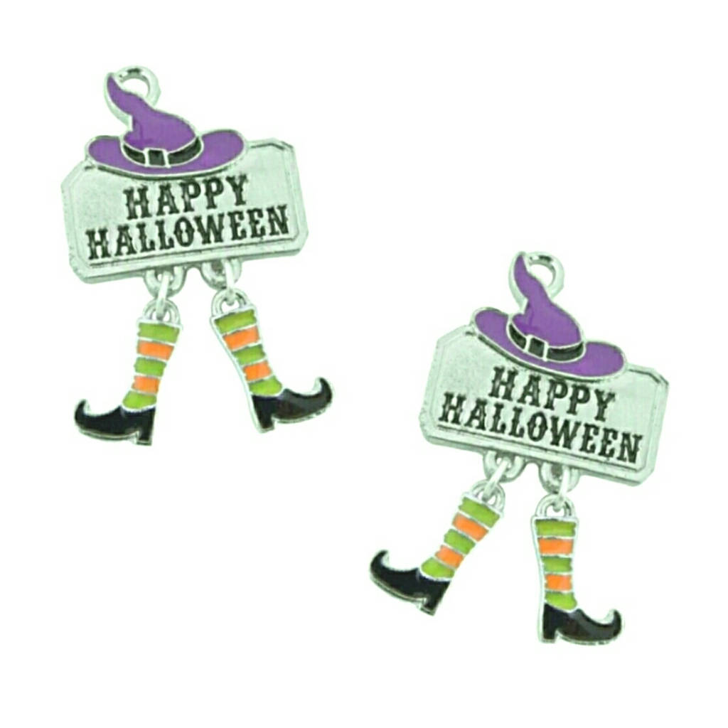 Happy Halloween Expression Dangle Boot Charms