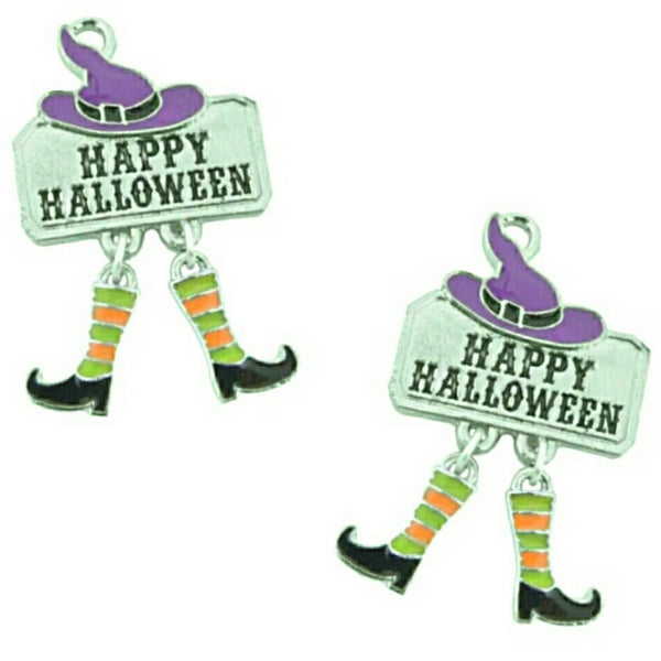 Happy Halloween Expression Dangle Boot Charms