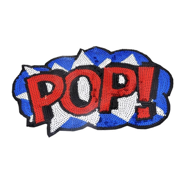 POP Expression Iron-On Sequins Patch