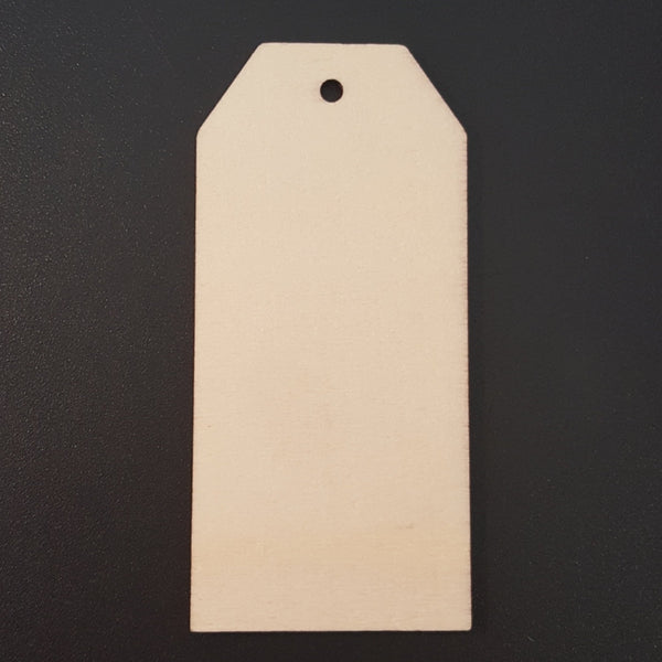 GIFT TAG Unfinished Ready to Decorate Natural Wood Cutout