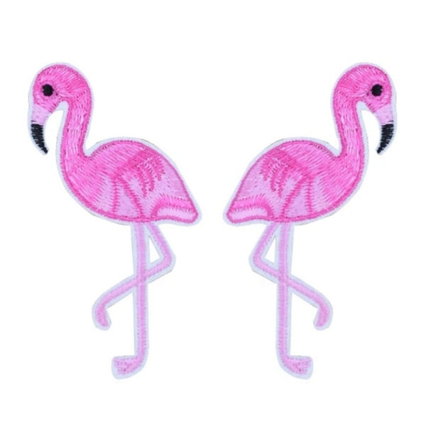 Pink Flamingo Iron-On Patch