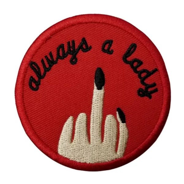 Always a Lady Iron-On Patch