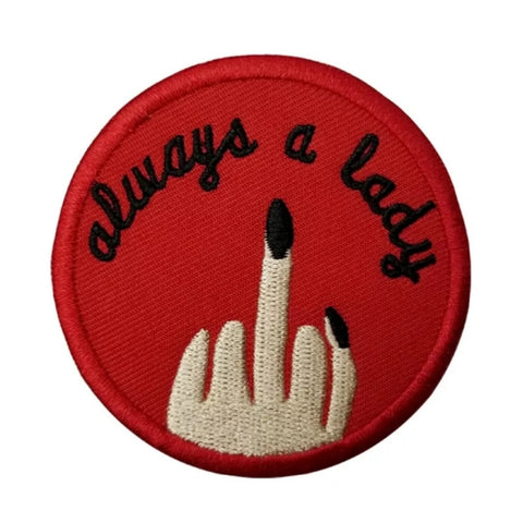 Always a Lady Iron-On Patch